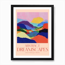 Abstract Dreamscapes Landscape Collection 14 Art Print