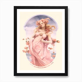Aphrodite Watercolour 2 Art Print