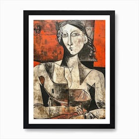 Portrait Of A Woman 1 Art Print