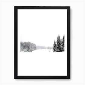 White White Winter 3 Art Print