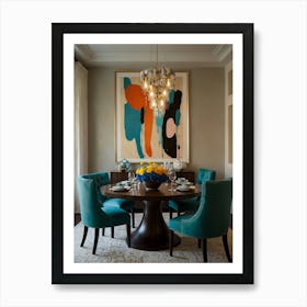 Modern Dining Room Art Print