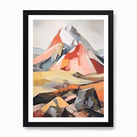 Mount Marcus Baker Usa 4 Mountain Painting Art Print