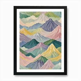 Mountains In The Sky Art Print