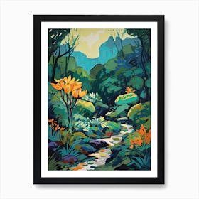 Kirstenbosch Botanical Gardens, South Africa, Painting 7 Art Print