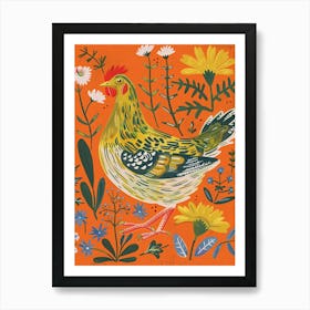 Spring Birds Chicken 5 Art Print