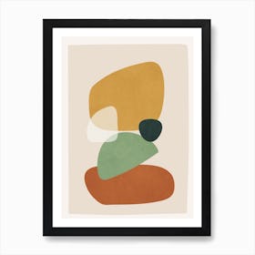 Colorful Abstract Shapes 5 Art Print