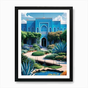 Blue House Art Print