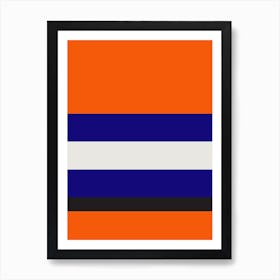 Offical Duties Orange Art Print