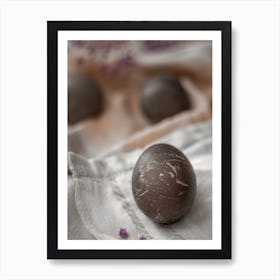 Chocolate Truffles Art Print