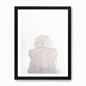 Pastel Pink Lighthouse Art Print