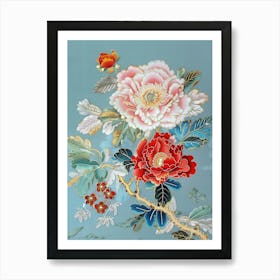 Chinese Flowers 2 Art Print