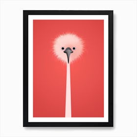 Minimalist Emu 1 Illustration Art Print