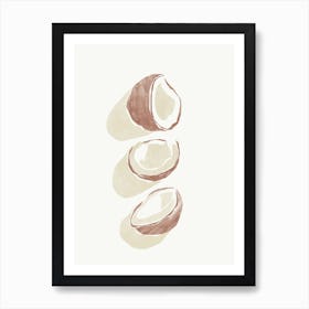 Tropical Coconuts Poster