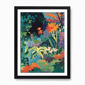 Monets Garden Usa Painting 3 Art Print