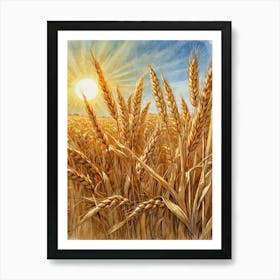 Wheat Field Art Print