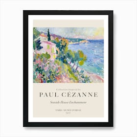 Seaside House Enchantment Art Print