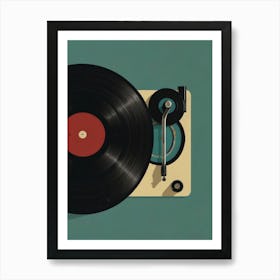 Turntable Stock Videos & Royalty-Free Footage 2 Art Print