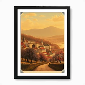 Czech Village 1 Art Print