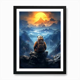 Sky Is Blue Art Print