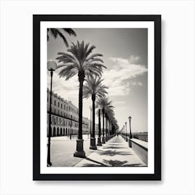 Palma De Mallorca Spain Black And White Analogue Photography 4 Art Print