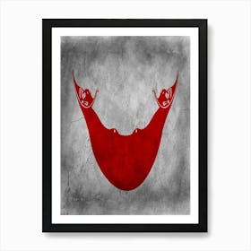 Easter Island Rapa Nui Flag Texture Art Print