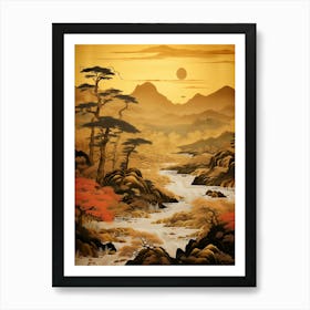 Japanese Landscape 15 Art Print