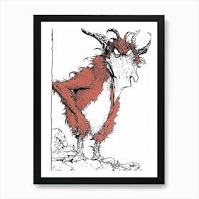 Horned Demon Art Print