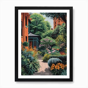 Postman S Park London Parks Garden 1 Painting Art Print