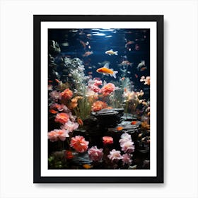 Koi Pond Art Print