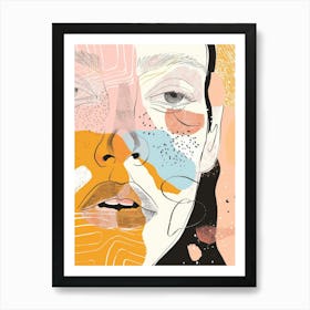 Face Of A Woman 59 Art Print