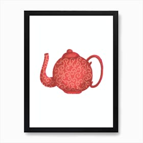 Retro Kitchen Kettle 1 Art Print