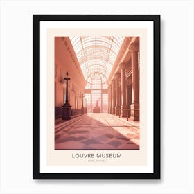 The Louvre Museum Paris France 3 Travel Poster Art Print