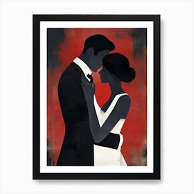 Couple In Love, Valentine's Day Series Art Print
