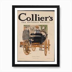 Collier's, The National Weekly. Goodby, summer, Edward Penfield Art Print