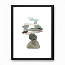 Balancing Stones II Art Print