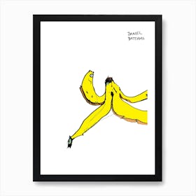 Banana Skin Art Print