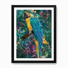 Tropical Parrot Art Print