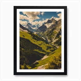 Vanoise National Park 2 France Vintage Poster Art Print