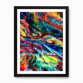 Acrylic Extruded Painting 273 Art Print