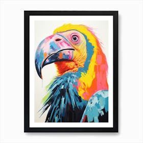 Colourful Bird Painting California Condor 2 Art Print