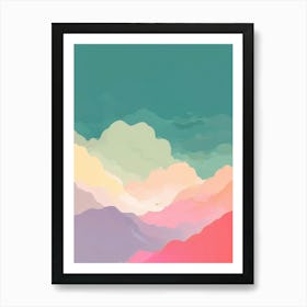 Abstract Landscape Painting 14 Art Print