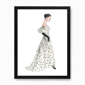 A Spot Of Vintage Fashion Art Print