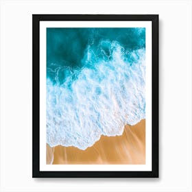 Aerial View Of A Beach 121 Art Print