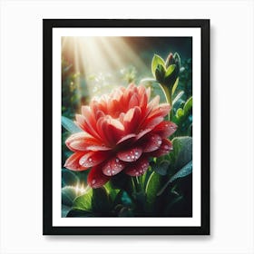 Dahlia Flower 2 Art Print