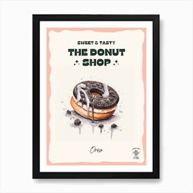 Oreo Donut The Donut Shop 2 Art Print