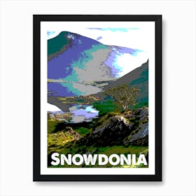 Snowdonia National Park Art Wall Print Art Print
