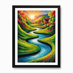 River Valley Art Print