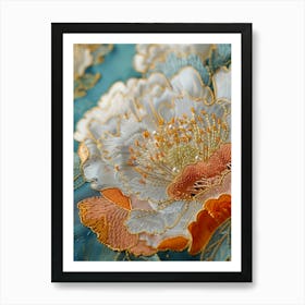 Japanese Embroidery Art Print