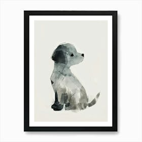 Charming Nursery Kids Animals Puppy 1 Art Print