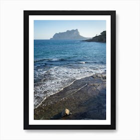 Mediterranean bay in Calpe Art Print